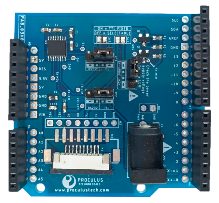 Acessório PAB_03, shield para Arduino