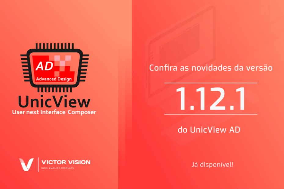 Atualização do software UnicView AD 1.12.1