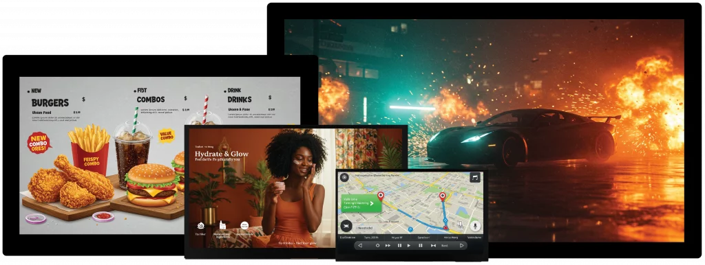 Aplicações Display HDMI