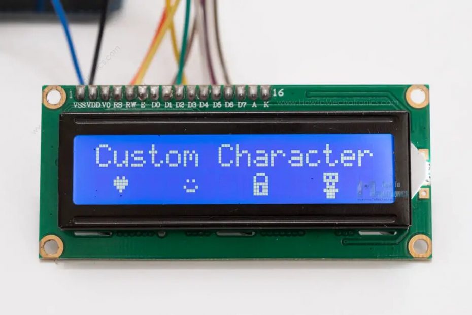 como funciona o display lcd